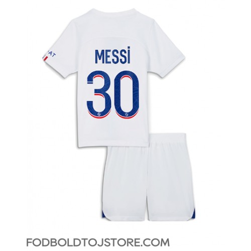 Paris Saint-Germain Lionel Messi #30 Tredje sæt Børn 2022-23 Kortærmet (+ Korte bukser)